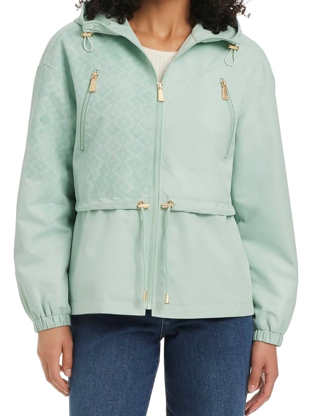 Kate SPADE Women's Utility Anorak Jacket in Light Mint